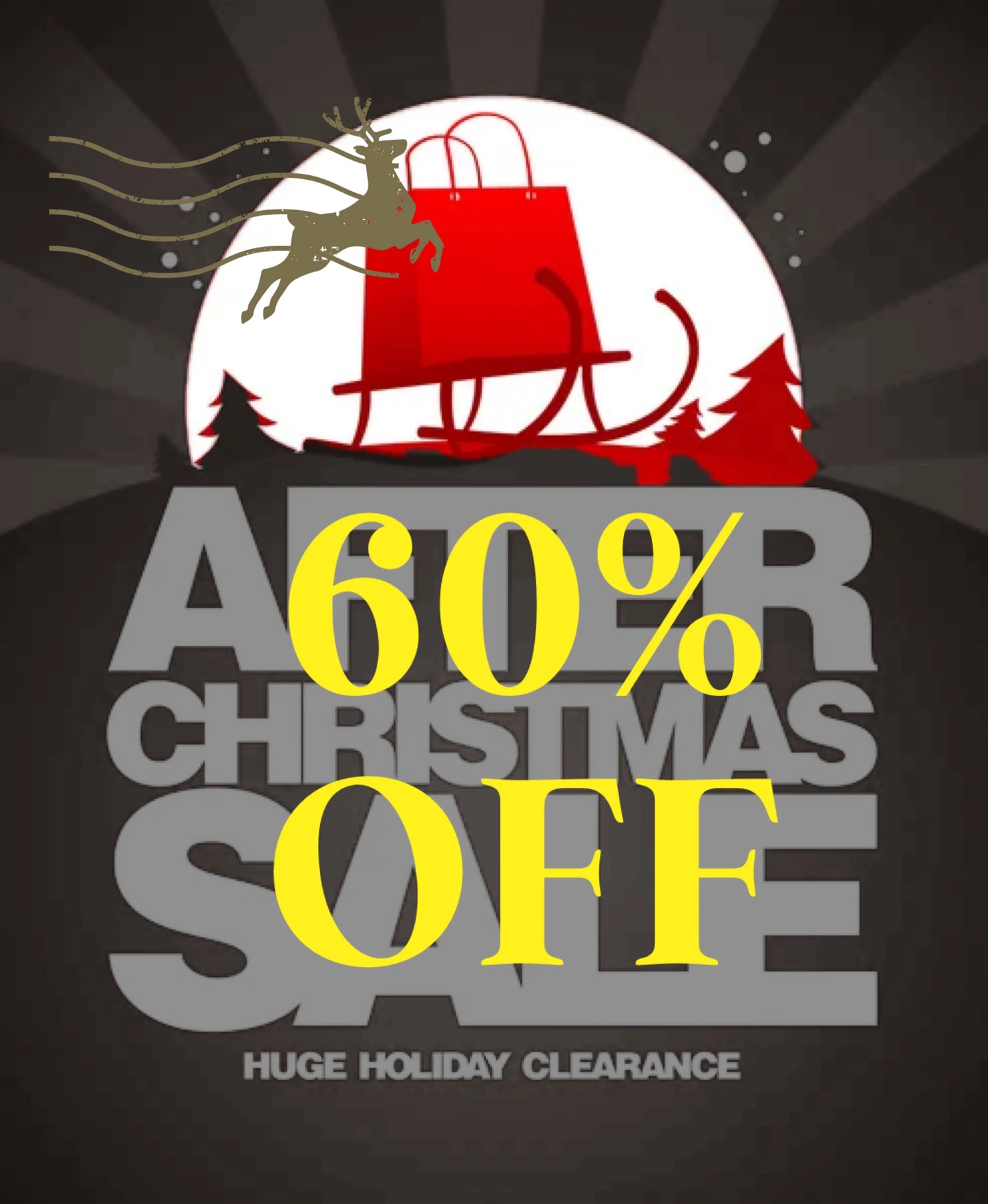 60% Off After Christmas Sale