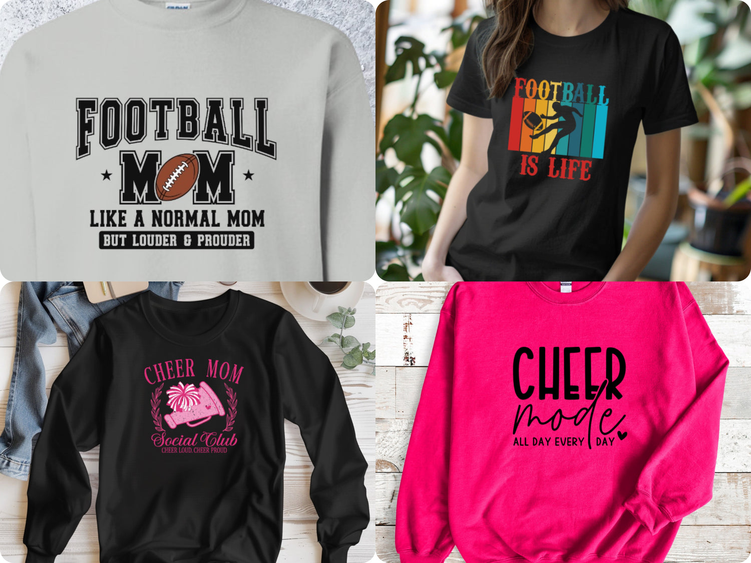 Cheer 📣 & Football 🏈 Apparel, adult & youth