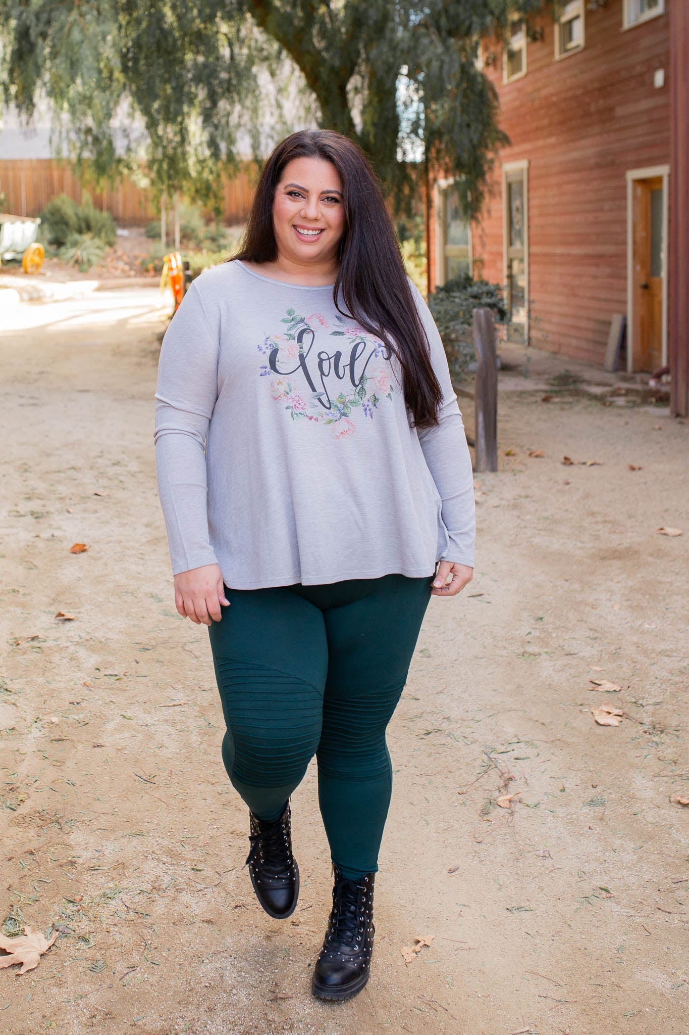 Encompassed in Love Long Sleeve Tunic