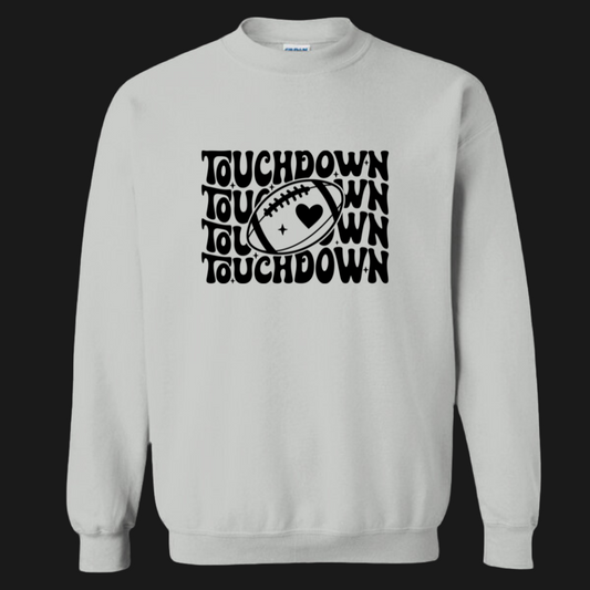 Touchdown Stacked Football Crew