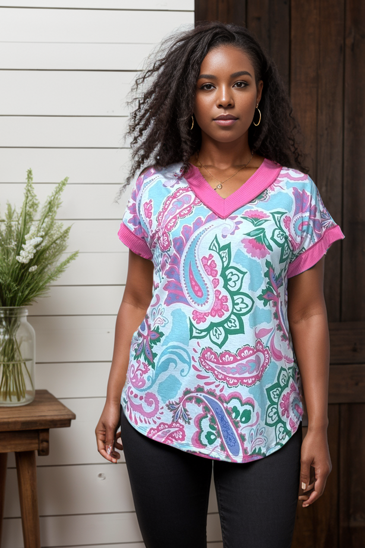 Electric Paisley - Short Sleeve