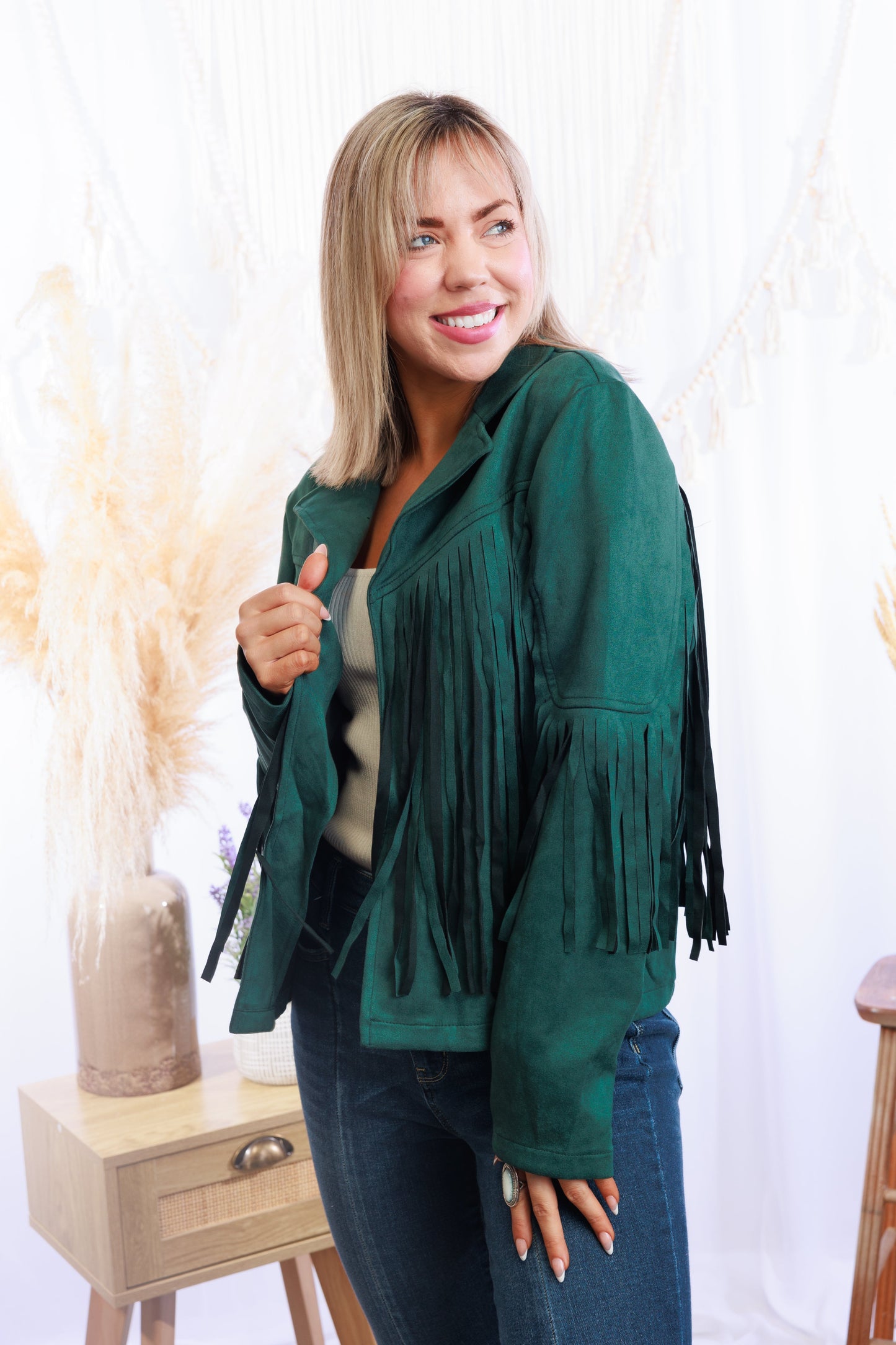 Feeling Fringy - Suede Jacket