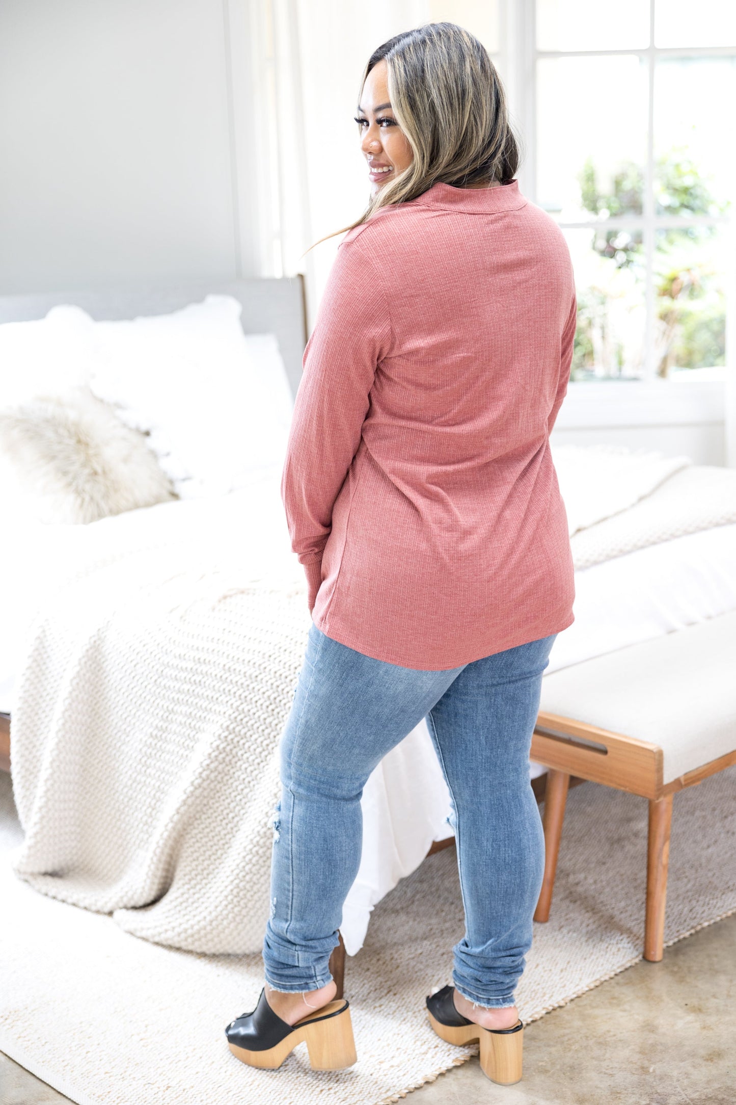 Blushing Beauty Long Sleeve Gabby