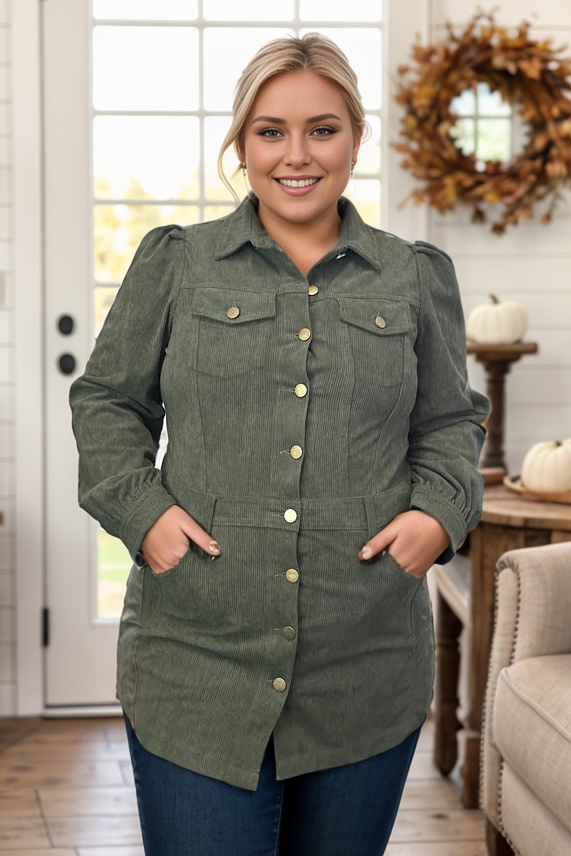 Cutie in Corduroy - Dress Jacket