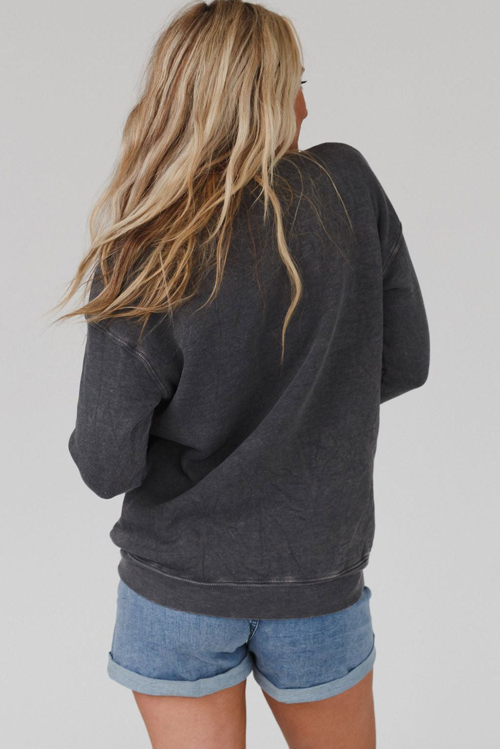 Gray COOL MOMS CLUB Drop Shoulder Sweatshirt